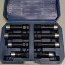 Spline Lug Nut Socket Set-8 Piece Wheel Lock Removal Kit,5 Point Lug Nut Key,6,7 Spline Lug Nut Socket and 12 Point Wheel Lock Key (5/6/7/12 spline)