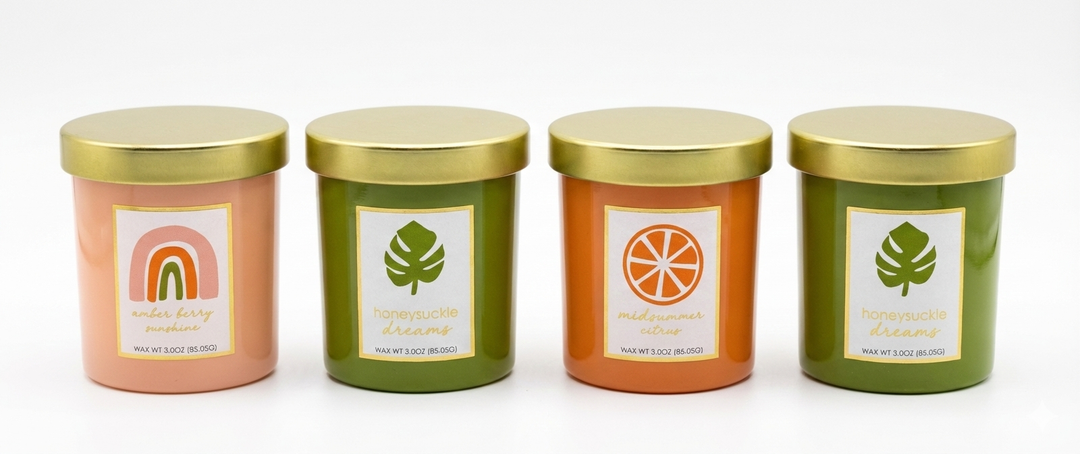 Mix Wah Wt. 3.0Oz (85.05G),  Candles 4PCS