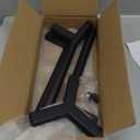 SHAINFUN Adjustable Metal Raised Stand for Large & XL Breeds, Compatible with 7 to 10.6" Wide Bowls, Single Tall Elevated Feeder (Bowl Not Included) (Black-13.7H-Round)