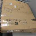 Somdot Adjustable Folding Bed with Mattress, 75x31 Cot Size Frame