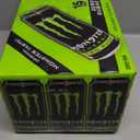 Monster Energy Zero Sugar, Green, Original, Low Calorie Energy Drink, 16 ounce (Pack of 15), Expiration Date February 25 2028 