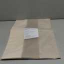 Placemats Set of 6, Vinyl Woven Place Mats Indoor Set of 6 Washable Wipeable PVC Table Mats Heat-Resistant Non Slip Placemat for Kitchen Dining Outdoor Table (Beige Light Brown, Set of 6)