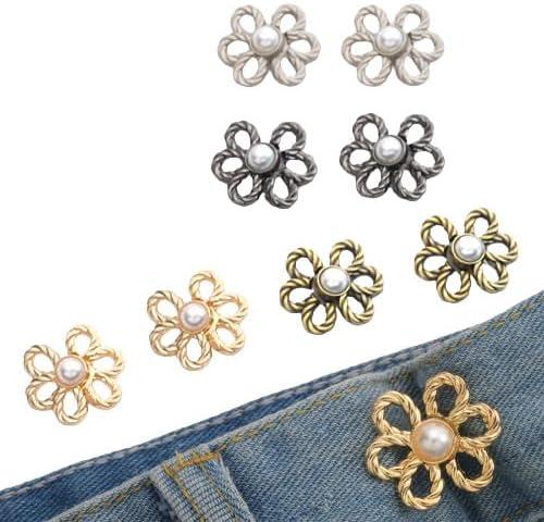 Pant Waist Tightener, Pants Button Tightener, Pants Tightener for Waist, Cute Bear Jean Buttons for Loose Jeans