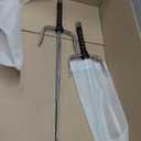 MASTER USA Martial Arts Training Sais, 21.5 Inch Length, Stainless Steel Blades, Wrapped Handle, Silver, Practice, Cosplay, Pack of 2