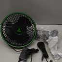 VIVOSUN AeroWave E6 Gen2, Grow Tent Clip Fan 6, EC Motor, Smart Control, Powerful Oscillating Fan, Local Timer, Weatherproof IP54, for Hydroponics Circulation Cooling, Black