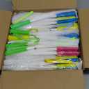 200PCS Glow Fiber Optic Sticks, LED Light Wands, Glow in The Dark Party Supplies, Fiber Optic Wands for Weddings, Birthdays & Events, Flashing LED Party Favors, Colorful Light Sticks for Kids & Adults