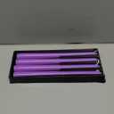 10 inch Purple Taper Candles,Set of 4 Tapered Candle, Tall Candlesticks,Conical Stick Candles,Smokeless,Home Dinner, Party, Wedding, Halloween, Christmas (Purple, 10inch)