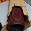 Indoor Outdoor Door Mat, 4' x 3' Doormat for Entryway, Rubber Backing Non Slip Front Door Mat Outside Entrance, Super Absorbent Commercial Floor Mat for Home Office, Red