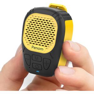 Wearable Bluetooth Speaker,Clip on Wireless Jobsite Water-Resistant Portable Speaker, Built in Mic for Hands-Free/Call, Suitable for Indoor & Outdoor Use Update Version Yellow Wearable Bluetooth Speaker,Clip on Wireless Jobsite Water-Resistant Portable Speaker, Built in Mic for Hands-Free/Call, Suitable for Indoor & Outdoor Use Update Version Yellow