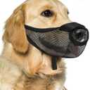 Dog Muzzle, Breathable Adjustable Muzzle for Small MediumLarge Dog, Bite Resistant Breathable, Allowes Drinking