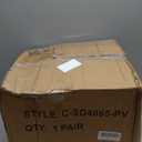 Dream Apparel Faux Leather Motorcycle Saddle Bags Studded Throw Over Saddlebags, PVC Motorcycle Side Bags for Honda Shadow Sportster Softail Dyna V-star (Black)