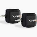 VPX Ankle Wrist Straps For Cable Machines & Resistance Bands | Adjustable Padded Neoprene Heavy Duty Rings | Exercise Cuff Attachment | Home, Gym, Fitness, Hips, Glute, Legs, Arms, Abs, Men, & Women
