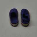 XPKWS Toddler Kids Clogs Boys Girls LED Garden Shoes Light up Sandals Slip on Quick Dry Beach Slippers (Dark Blue,31)