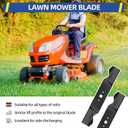 GICOOL 942-0677B Mulching Mower Blades (3 Pack) for 54 inch Deck MTD Cub Cadet RZT54 GT1554 GTX1054 RZT-S54 Replaces 942-0677A 742-0677B 742-0677A 742-0677 942-0677
