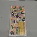 JOYIN 150 PCS Halloween Cellophane Candy Bags, Clear Treat Bags with Twist Ties, Halloween Trick or Treating Goodie Bag, Non Candy Cookie Bag Bulk for Kids Classroom Party Favors Supplies in 6 Design