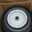 Parts Camp 13x5.00-6 Pneumatic Tire and Wheel Replacement 13 Inch Lawn Mower Tire with 3/4" or 5/8" Bearing for Riding Mower Garden Tractor Lawn Mower Front Tires 2 Pack