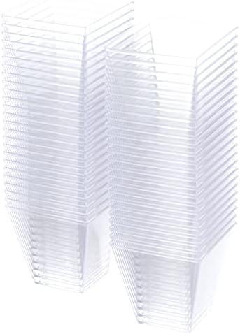 GUILLIN - MOULIPACK VERINE Pack 50 Verrine Pyramid Shape 12Cl, Polysterene, 5,9 x 5,9 x 5,6 cm
