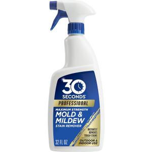 30 SECONDS Pro Mold and Mildew Stain Remover | Scrub Free | Brighter Results Instantly | Ready To Use | 32 Fl. Oz.