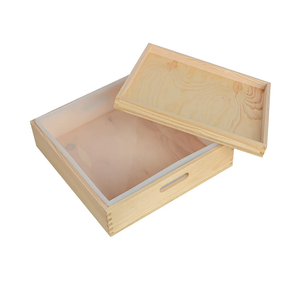 Large Soap Molds, 8L/282oz Rectangle Silicone Liner for 18 Bar Mold with Wooden Box and Lid,DIY Handmade Soap Making Tools