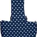 Chicken Diapers for Hens, Rooster, Ducks, Ducklings - Reusable, Adjustable, Size That FITS, XS Small Medium Large XL by Uni Infinity (Chicken Large, Stars USA)