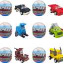 Anditoy 6 Pack Easter Eggs with Vehicle Building Block Toys Inside for Kids Boys Girls Teens Easter Basket Stuffers Fillers Gifts