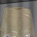 PASLTER Mens Casual Linen Pants Loose Fit Elastic Drawstring Waist Straight-Legs Summer Yoga Beach Long Pants (Beige)