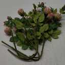 4Pcs Pink Rose Artificial Flowers Real Look, 26'' Fake Faux Silk Roses with Long Stems for Tall Vase,Pink Flower Bouquet for Home Decor,Flores Irosas Artificiales Para Decoracion,(purple pink)