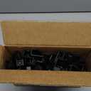 HOUSE DAY Space Saving Hanger Hooks 60 Pack, Black Clothes Hanger Connector Hooks, Heavy Duty Hanger Hooks Space Saver, Premium College Dorm Room Essentials, Good Closet Organizers and Storage