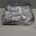 Under Bed Storage Containers Large 40" X 20" X 7.5" (No Support) Fabric Zipper Underbed Storage Bags, 100L Long Flat Foldable Storage Bins W/ Clear Lids For Clothes Blanket College Dorm, Black, 4 Pack