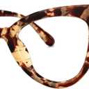 VOOGLAM Cat Eye Blue Light Blocking Glasses for Women Anti UV Eyestrain Eyewear Maite OP02131