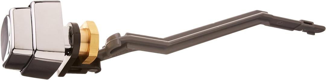 American Standard 738100-0020A Left Hand Trip Lever with Plastic Push Button, Polished Chrome