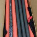 55" Trampoline for Kids with Enclosure, 440lbs Capacity Indoor & Outdoor Toddler Trampoline with Adjustable Gymnastics Bar & Toys, for Boys & Girls (Red)