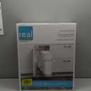 Knape & Vogt RS-PSW9-1-20-W 17 in. H x 8 in. W x D Steel in-Cabinet 20 Qt. Single White Pull Out Trash Can