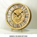 18 inch Industrial Punk Style Gear Wall Clock for Time and Decoration