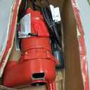 Red Lion RL-WC50TA 115 Volt, 1/2 HP, 5600 GPH Cast Iron Sewage Pump with Tethered Switch and 10-Ft. Cord, Red, 14942748