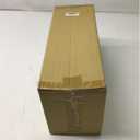 Newman House Studio Standing Reindeer Figurines Christmas-Decor - Christmas Reindeer Decoration Indoor Resin Xmas Deer White & Gold Deer Statue White Farmhouse Decor 7.25 * 4.5 * 15.25 inch