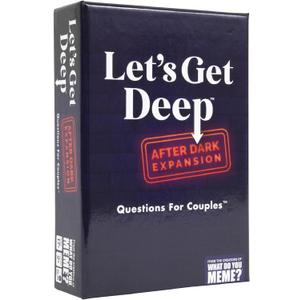 WHAT DO YOU MEME? Let's Get Deep: After Dark Expansion Pack by Relatable, Designed to Add on to The Let's Get Deep Core Game, Great for Couples Gifts, Wedding Registry Gifts, Includes 150 Cards