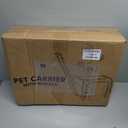 BEBANG Rolling Pet Carrier with Wheels, Foldable Airline Approved Dog Carriers for Small Dogs and Cats, Cat Carrier on Wheels, Pet Travel Carrier for Flight Camping Outdoor