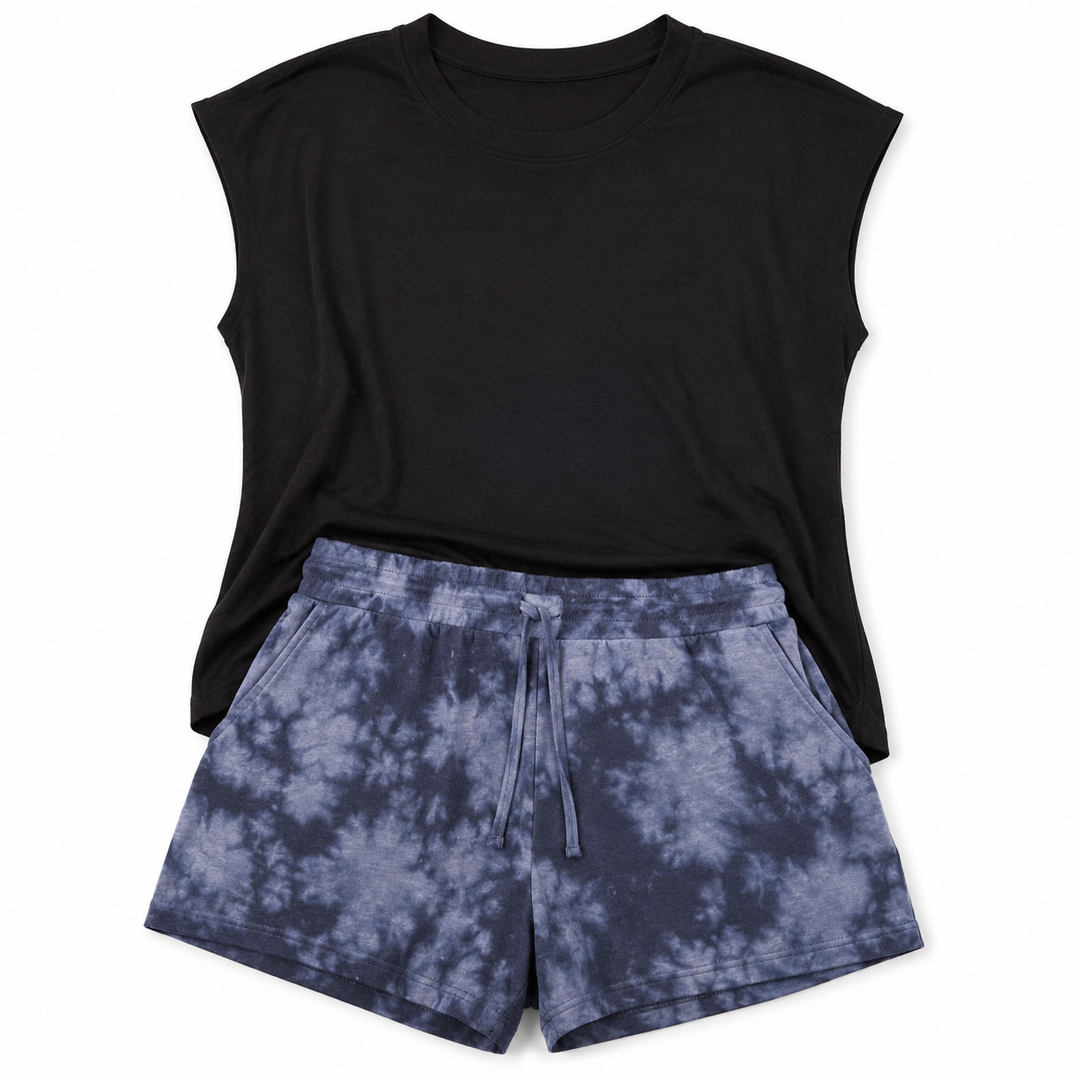 Sleeve Shirt and Shorts 2026 Summer Outfit, Medium