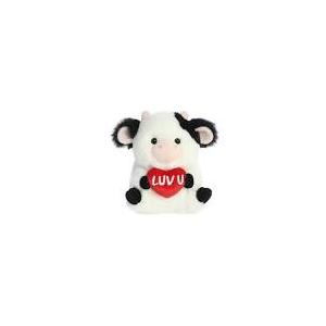 White Cow Plush Stuffed Animal Toy Love Forever Heart gift, Pack of 3
