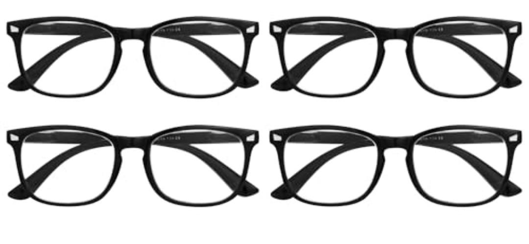 CCVOO Reading Glasses for Women/Men, Eyeglasses, Blue Light Readers for Women/Men, Computer Eye Glasses, Cheaters +1.25