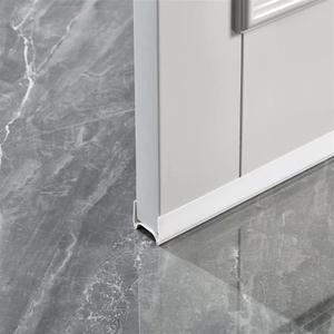 Bottom Seal Weather StrippingWeatherstrip Under Door - Removable and Washable Dust, Insect and Sound Insulation Door Bottom Seal Strip (White)