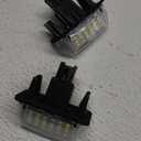2Pcs LED License Plate Lights Number Lamp for Toyota Camry 2012-2017,Prius C (NHP10)2012-2021 Powered by High Power SMD Xenon White LED Error Free