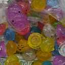 Unicorn Poop Toys - Bulk Unicorn Party Favors - 100 pcs - Glitter Poop Emoji Party Supplies - Shimmering Unicorn Rainbow Poop Emoji Mini Toys - Vending Machine Toys