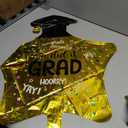 Gold Class of 2026 Balloons Banner, 16 Inch Graduation Decorations