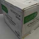 Plastic White Plates, 9 Inch, Case of 400 (4 packs x 100)