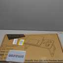 Laptop Desk for Bed Couch,Lap Desk for Laptop,Portable Laptop Stand for Desk,Small Adjustable Laptop Desk,Foldable Bed Table for Laptops and Writing, Bed Tray Table with Cup Holder(Black)