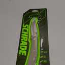 Schrade Delta Class Slingshot Lockback Folder 8.8in with 4in AUS-10 Steel Blade and G10 Handle for EDC