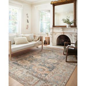Loloi Margot Ocean/Spice 8'-6" x 11'-6" Area Rug