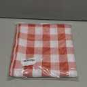 Checkered Tablecloth Rectangle Gingham Table Cloths Waterproof Wrinkle Free Buffalo Plaid Table Covers Washable for Dining, Parties & Outdoor Picnic(Red,60"x102")